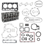 DURAFORCE Complete Cylinder Head w/ Valves Gasket Kit For Kubota D1305 B26 FZ2400 RTV1100