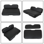 DURAFORCE Golf Carts Set For E-Z-GO RXV, Freedom RXV New Front Seat Cushion 2008-Up Black