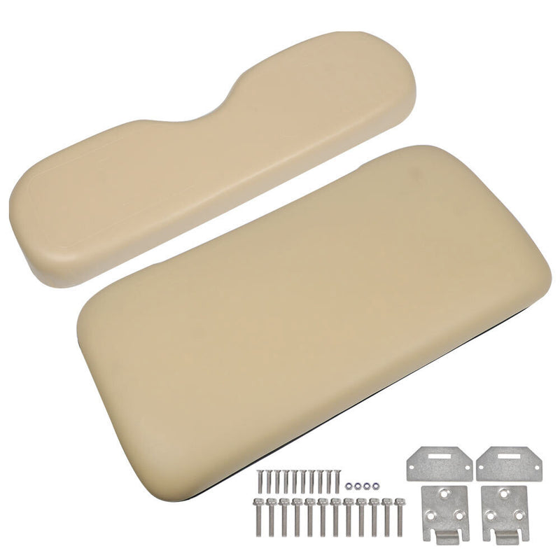 DURAFORCE New 1994-2013 W/ Hardware Front Seat Cushion For E-Z-GO Medalist TXT Models -Tan