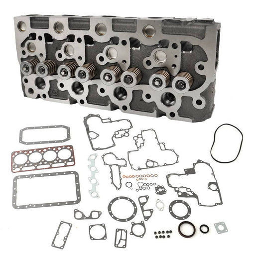 DURAFORCE For Kubota V1902 Bobcat Complete Cylinder Head W/ Valves and Full Gasket Set