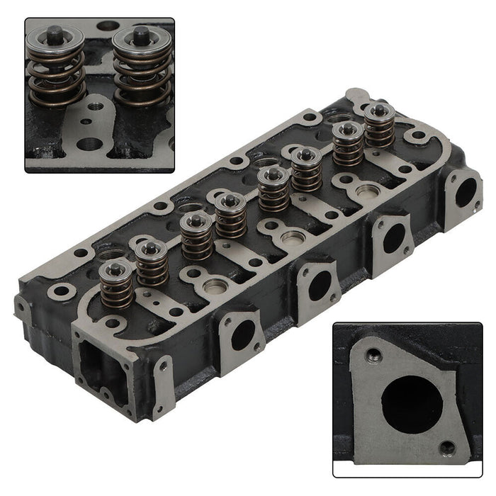 DURAFORCE 1× Complete Cylinder Head Assy+Gasket Kit For Kubota V1505 V1505D Tractor