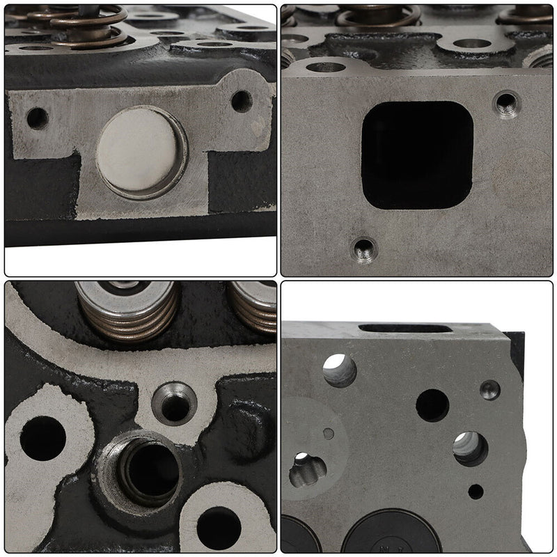 DURAFORCE 1× Complete Cylinder Head Assy+Gasket Kit For Kubota V1505 V1505D Tractor