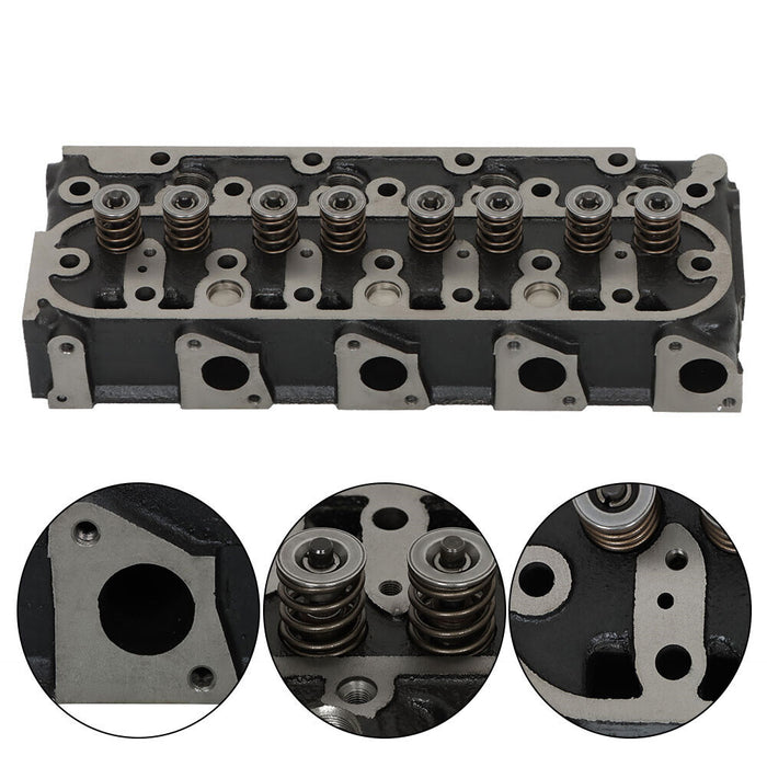 DURAFORCE 1× Complete Cylinder Head Assy+Gasket Kit For Kubota V1505 V1505D Tractor