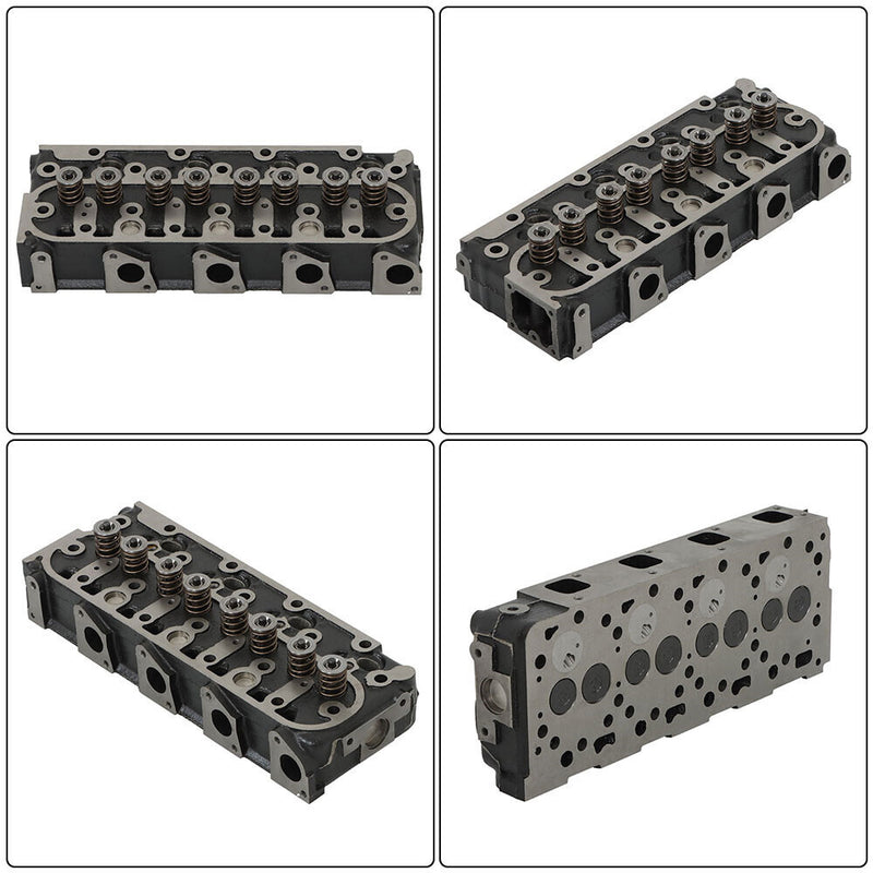 DURAFORCE 1× Complete Cylinder Head Assy+Gasket Kit For Kubota V1505 V1505D Tractor