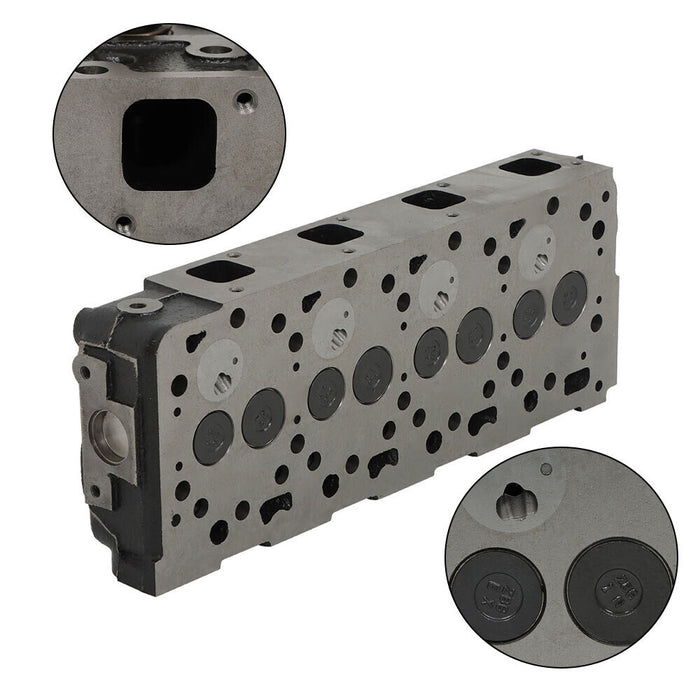 DURAFORCE 1× Complete Cylinder Head Assy+Gasket Kit For Kubota V1505 V1505D Tractor