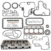 DURAFORCE Complete Cylinder Head & Gasket For Kubota V1902 Holland Skid Steer L555 L553