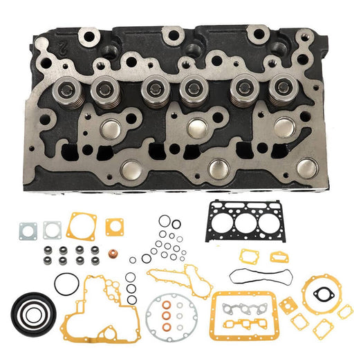 DURAFORCE Cylinder Head+Full Gasket For Bobcat 238 325 328 Kubota D1703 Engine Excavator