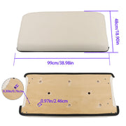 DURAFORCE 2 × White Seat Bottom Cushion Assembly For Club Car DS Golf Cart 1979-2000.5