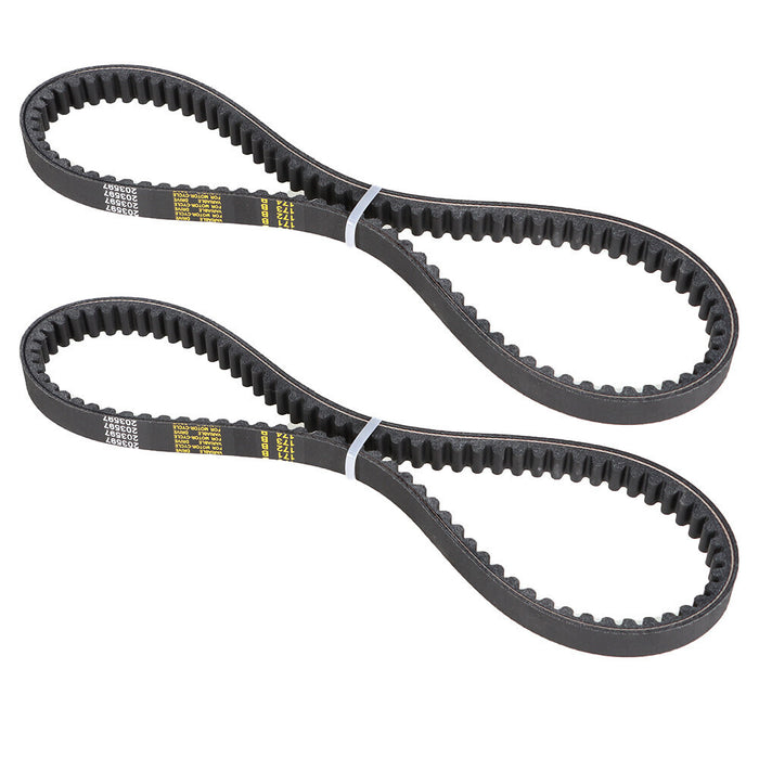 DURAFORCE 2Pcs Go Kart Drive Belt 203597 For Murray 10042 Comet Torque Converter 37X98