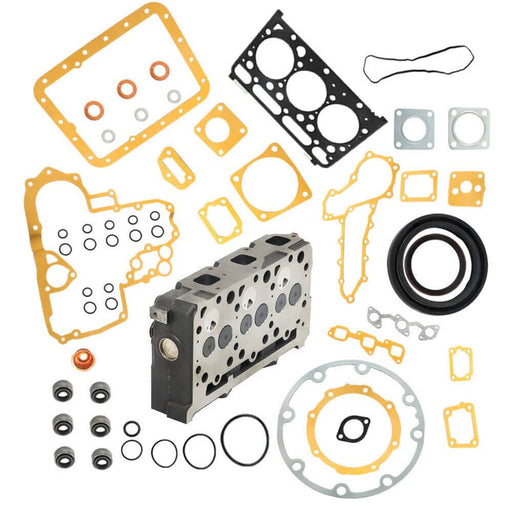DURAFORCE Complete Cylinder Head & Gasket Assy For Kubota D1703 Bobcat 238 325 328