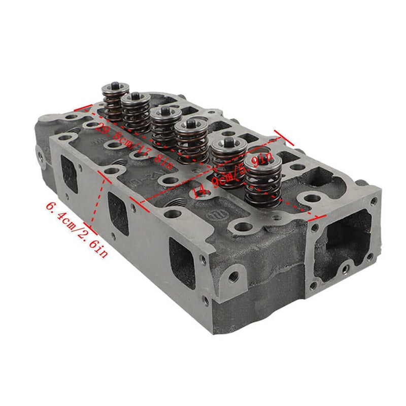 DURAFORCE D1305 Complete Cylinder Head Assy For Kubota B26 B2710HSD F3060 F3060-R Tractor
