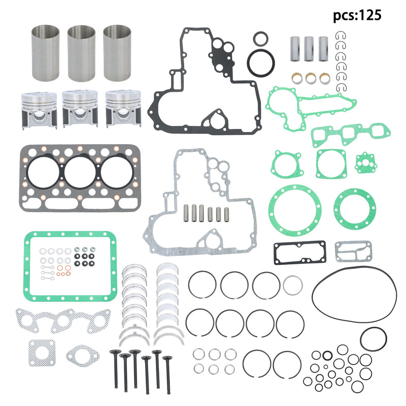 DURAFORCE D1403 Engine Rebuild Kit For Kubota L2500 L2500DT L2500F L2600 L2600F Tractor