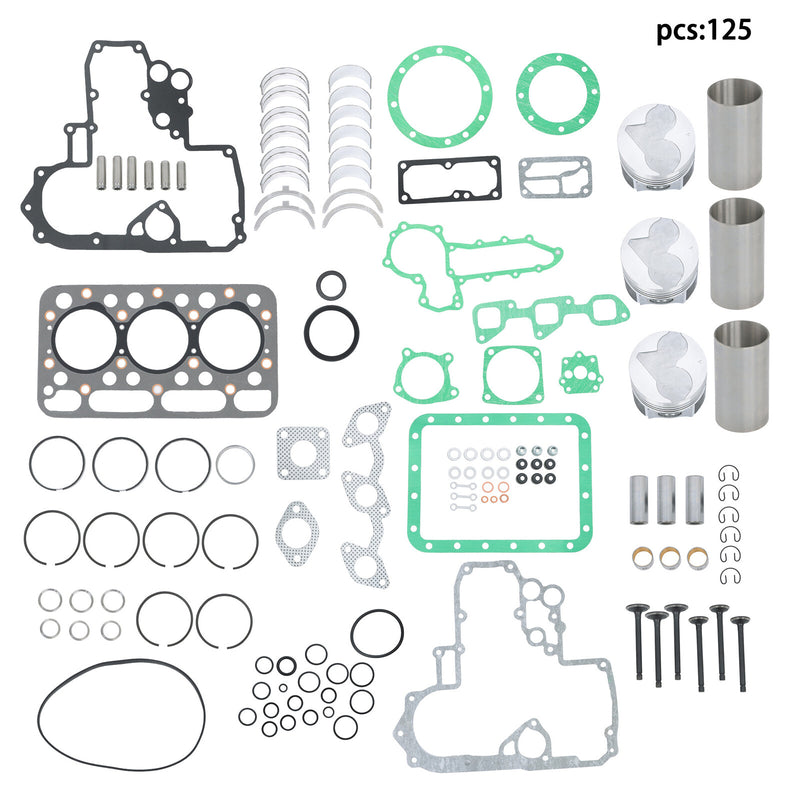 DURAFORCE D1403 Engine Rebuild Kit For Kubota L2500 L2500DT L2500F L2600 L2600F Tractor