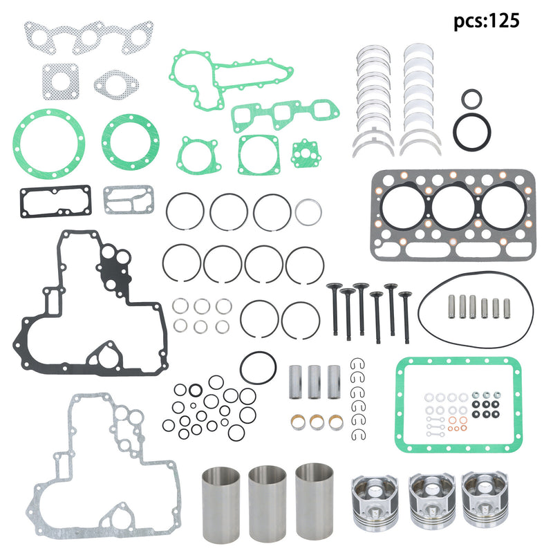 DURAFORCE D1403 Engine Rebuild Kit For Kubota L2500 L2500DT L2500F L2600 L2600F Tractor