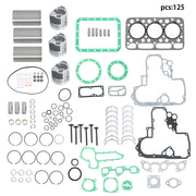 DURAFORCE D1403 Engine Rebuild Kit For Kubota L2500 L2500DT L2500F L2600 L2600F Tractor