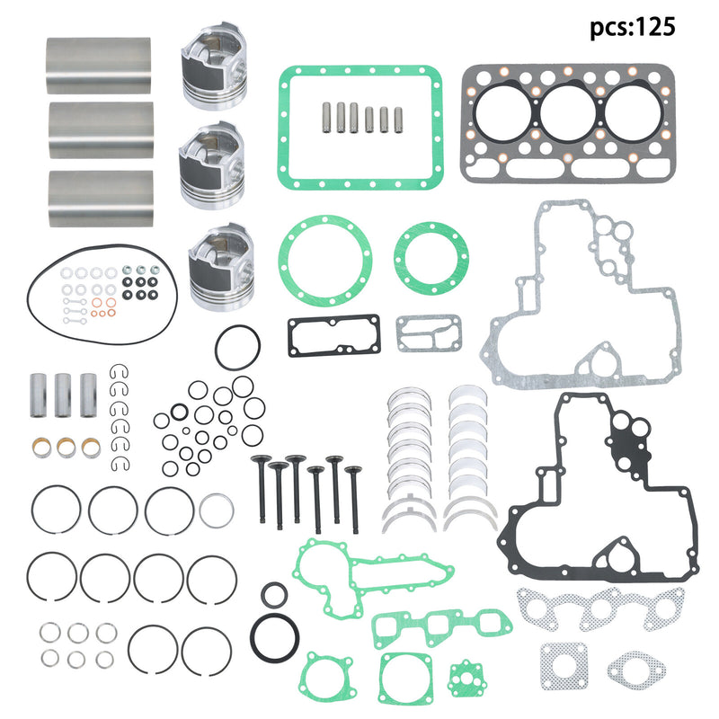 DURAFORCE D1403 Engine Rebuild Kit For Kubota L2500 L2500DT L2500F L2600 L2600F Tractor