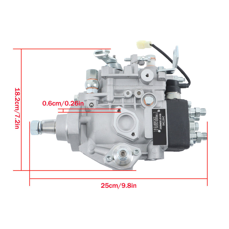 DURAFORCE 3044C Fuel Injection Pump 249-7346 196000-5020 For Caterpillar 236B 252B2 Loader