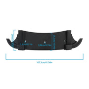 DURAFORCE Golf Carts Rear Bumper Black Fit For E-Z-Go RXV Plastic | 603819 2008- Present