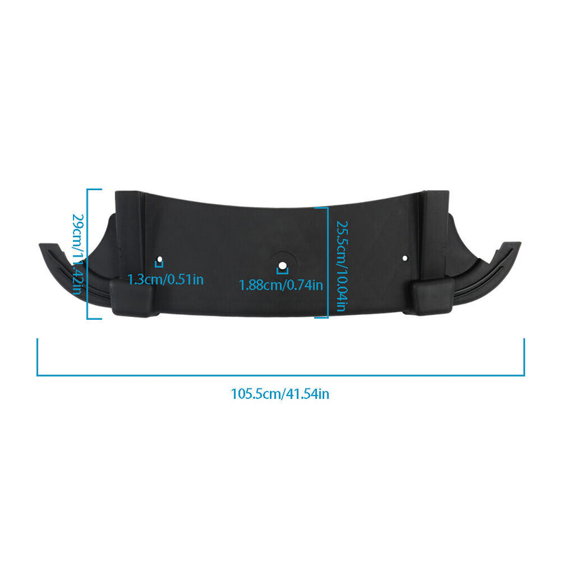 DURAFORCE Golf Carts Rear Bumper Black Fit For E-Z-Go RXV Plastic | 603819 2008- Present