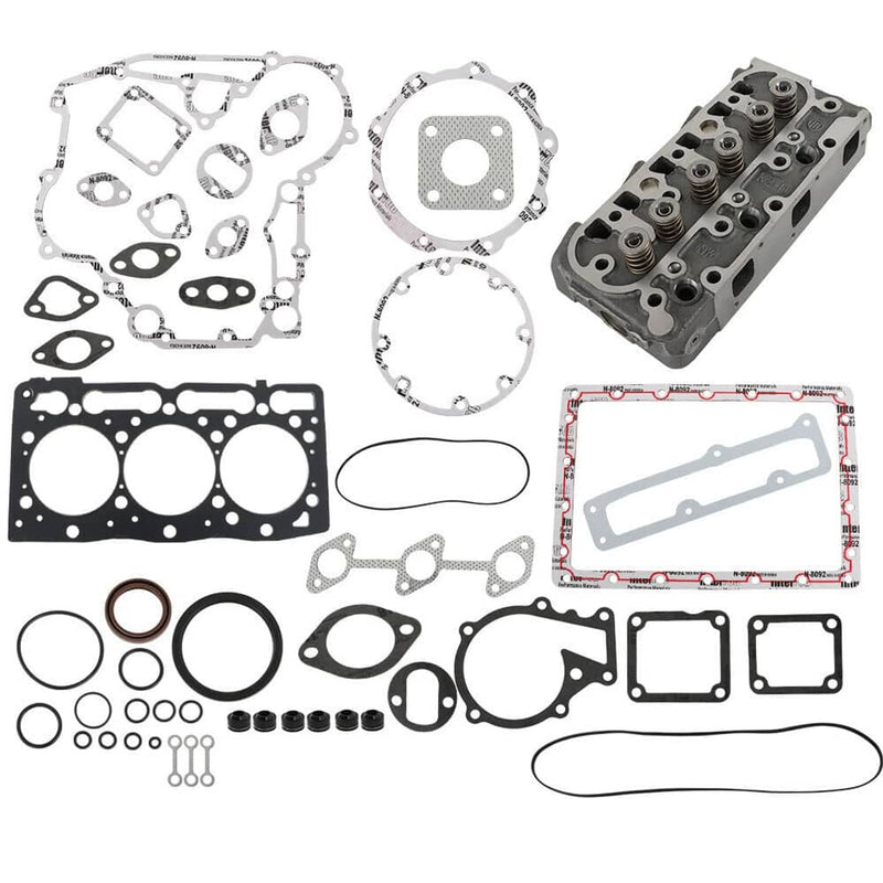 DURAFORCE RTV1100 RTV1100CW9 RTV1140CPX Complete Cylinder Head+Gasket D1105 For Kubota