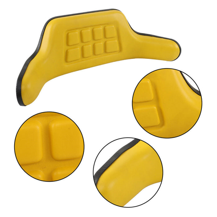 DURAFORCE For John Deere 310 310A 310B 401 Backhoe Loader Yellow Seat Cushion 2 Piece