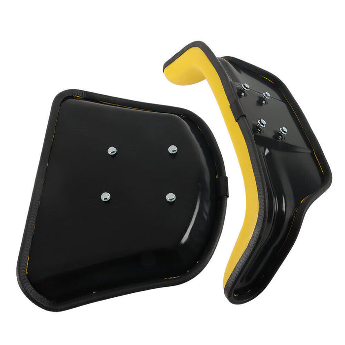 DURAFORCE For John Deere 310 310A 310B 401 Backhoe Loader Yellow Seat Cushion 2 Piece