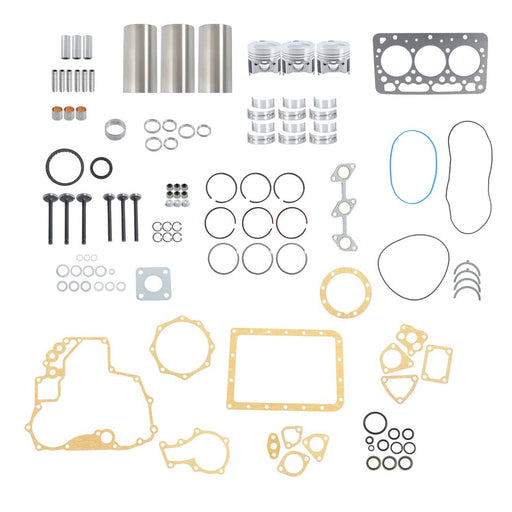 DURAFORCE D662 For Kubota Rebuild Overhaul Kit With Gasket Set Bearing&Valve Train Engine