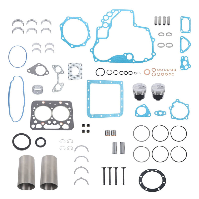 DURAFORCE Z482 Engine Overhaul Rebuild Kit STD With Liner For KUBOTA T1600H Tractor
