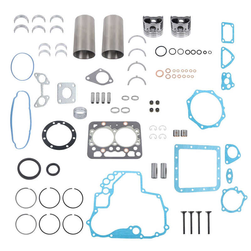 DURAFORCE Z482 Engine Overhaul Rebuild Kit STD With Liner For KUBOTA T1600H Tractor