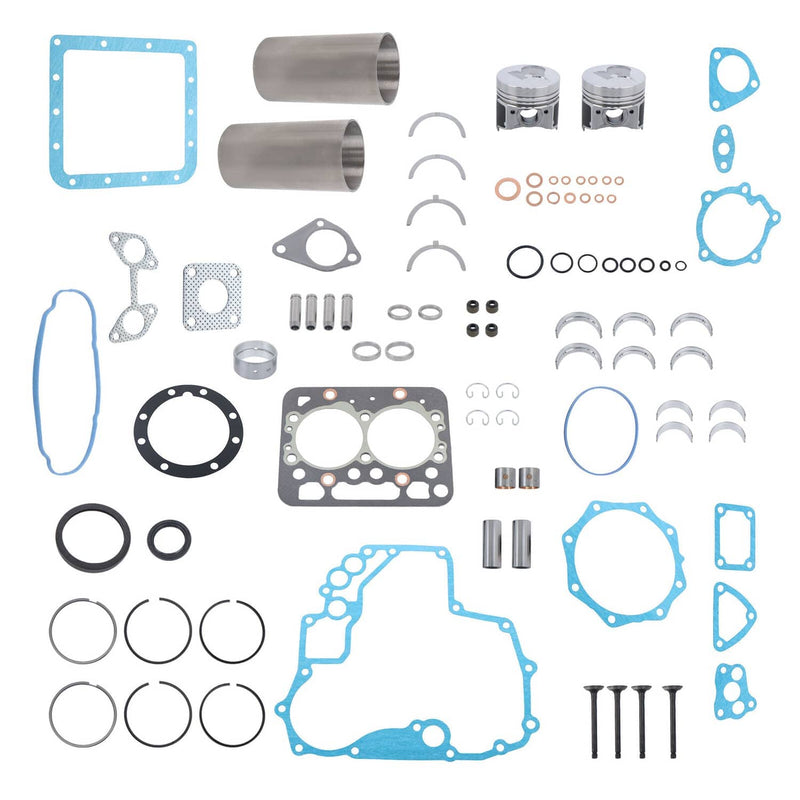 DURAFORCE Z482 Engine Overhaul Rebuild Kit STD With Liner For KUBOTA T1600H Tractor