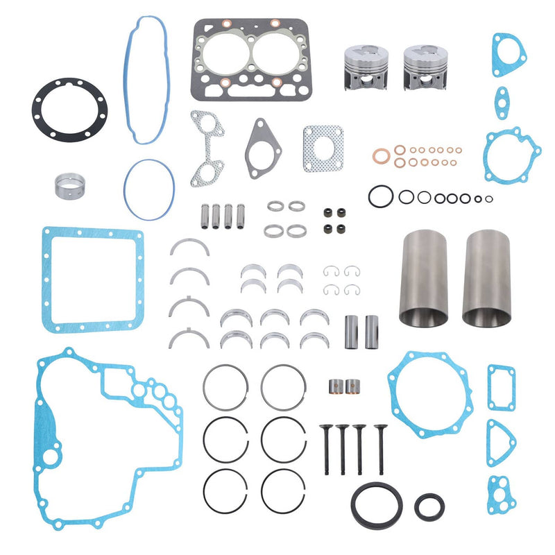 DURAFORCE Z482 Engine Overhaul Rebuild Kit STD With Liner For KUBOTA T1600H Tractor