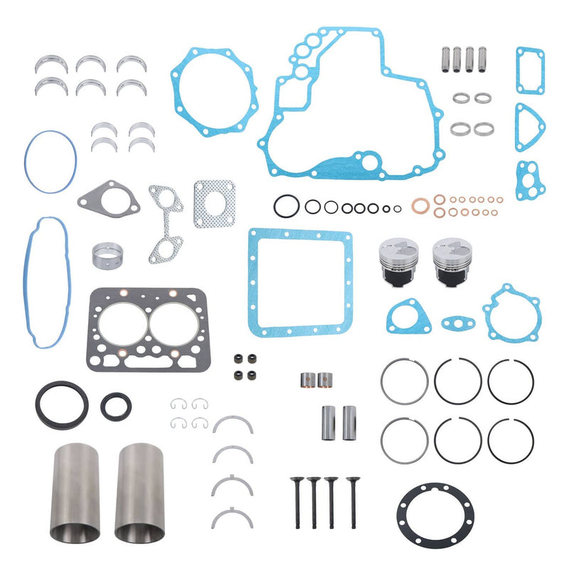 DURAFORCE Z482 Engine Overhaul Rebuild Kit STD With Liner For KUBOTA T1600H Tractor