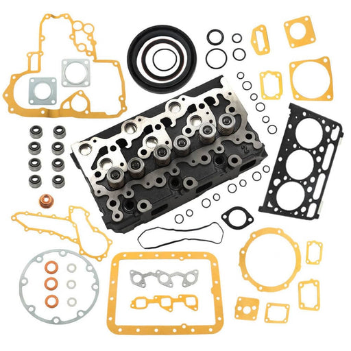 DURAFORCE NEW For Kubota D1703 Engine Bobcat 238 325 Excavator Complete Cylinder Head Assy