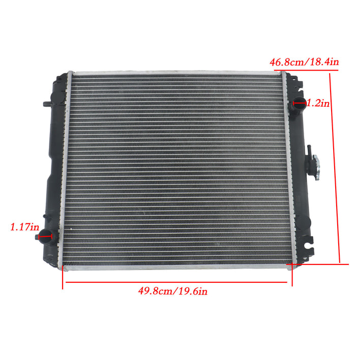 DURAFORCE RD411-42300 Radiator For Kubota KX121-3S KX161-3 U50-3 U45-3ST U45-3 Excavator