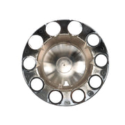 DURAFORCE Chrome Semi Truck Rear 33mm Wheel Axle Covers w/ Hub Caps Lug Nuts Set of 4
