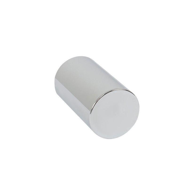 DURAFORCE Chrome Semi Truck Rear 33mm Wheel Axle Covers w/ Hub Caps Lug Nuts Set of 4