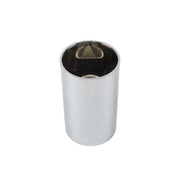 DURAFORCE Chrome Semi Truck Rear 33mm Wheel Axle Covers w/ Hub Caps Lug Nuts Set of 4