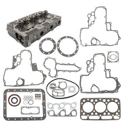 DURAFORCE Complete Cylinder Head & Full Gasket Kit For Kubota D1402 Engine