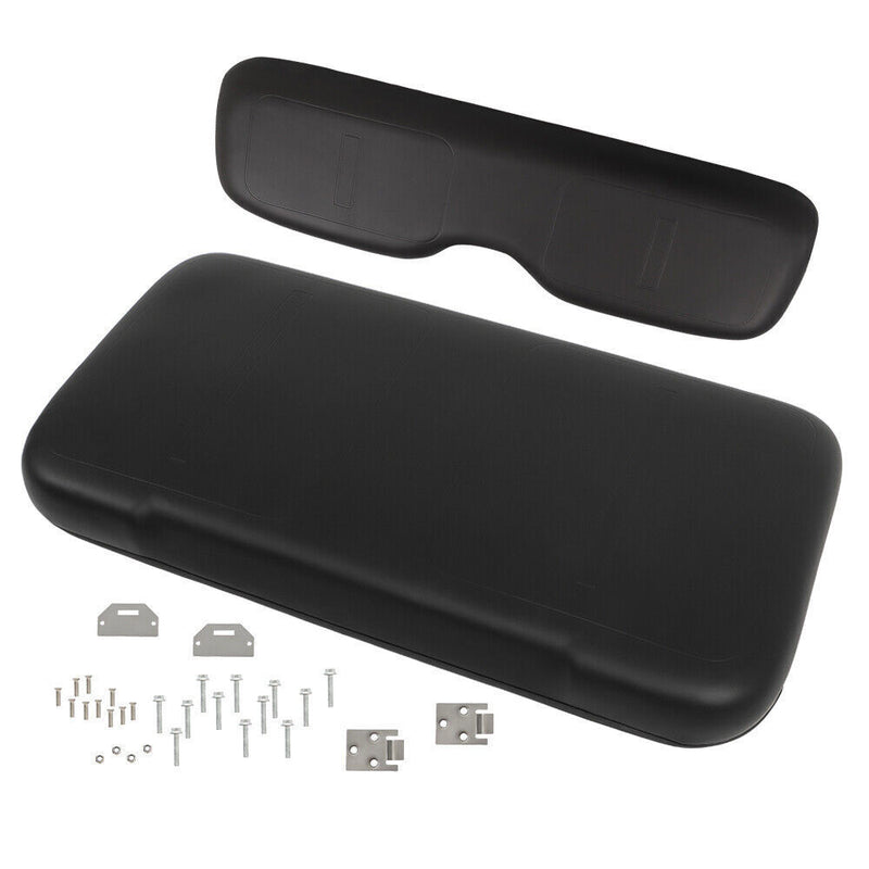 DURAFORCE Black Golf Cart Front Seat Cushion w/ Hardware For EZGO Medalist TXT 1994-2013