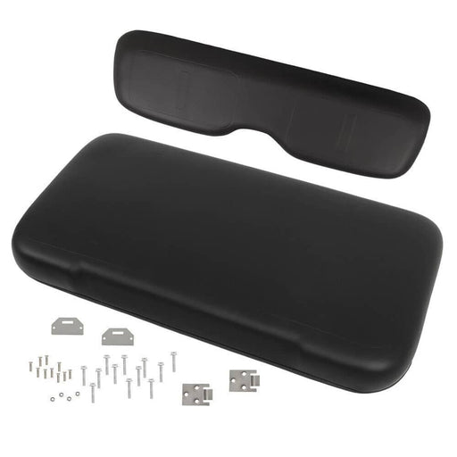 DURAFORCE Black Golf Cart Front Seat Cushion w/ Hardware For EZGO Medalist TXT 1994-2013