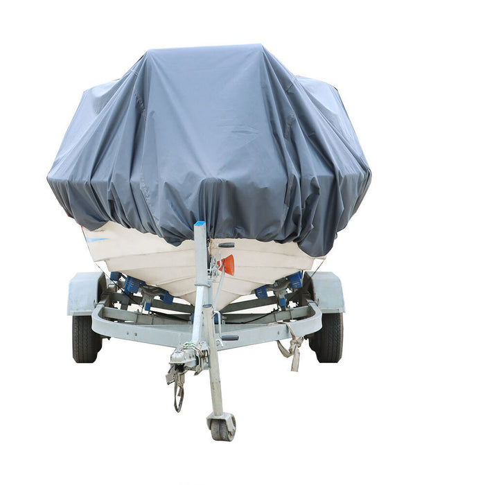 DURAFORCE 17-19 ft V-Hull Runabout Boat Cover Heavy Duty Trailerable Waterproof Grey