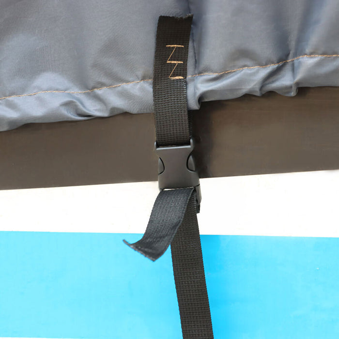 DURAFORCE 17-19 ft V-Hull Runabout Boat Cover Heavy Duty Trailerable Waterproof Grey