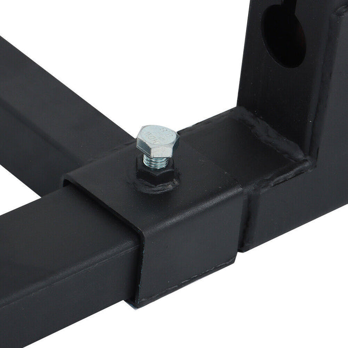 DURAFORCE 2000lbs Clamp on Pallet Forks Loader Bucket Skidsteer Tractor 60" Universal