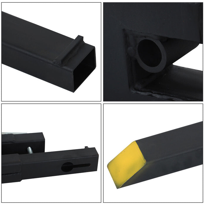 DURAFORCE 2000lbs Clamp on Pallet Forks Loader Bucket Skidsteer Tractor 60" Universal