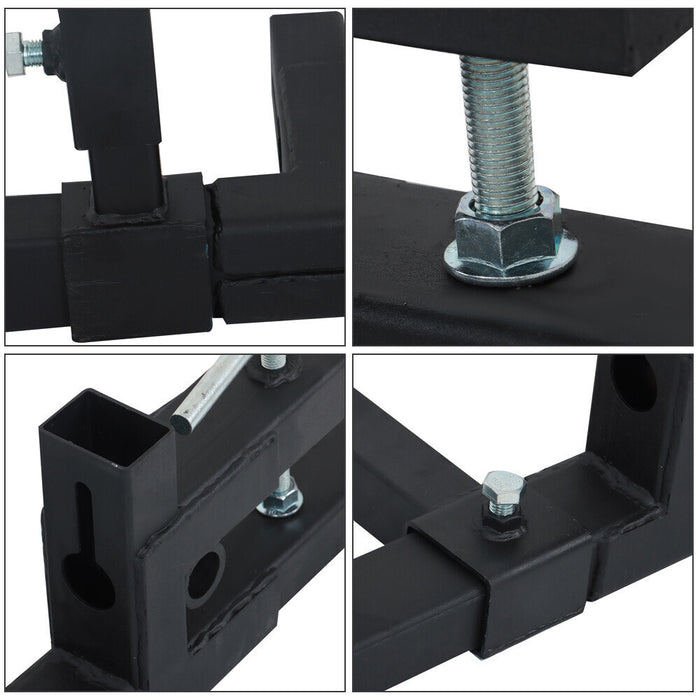 DURAFORCE 2000lbs Clamp on Pallet Forks Loader Bucket Skidsteer Tractor 60" Universal