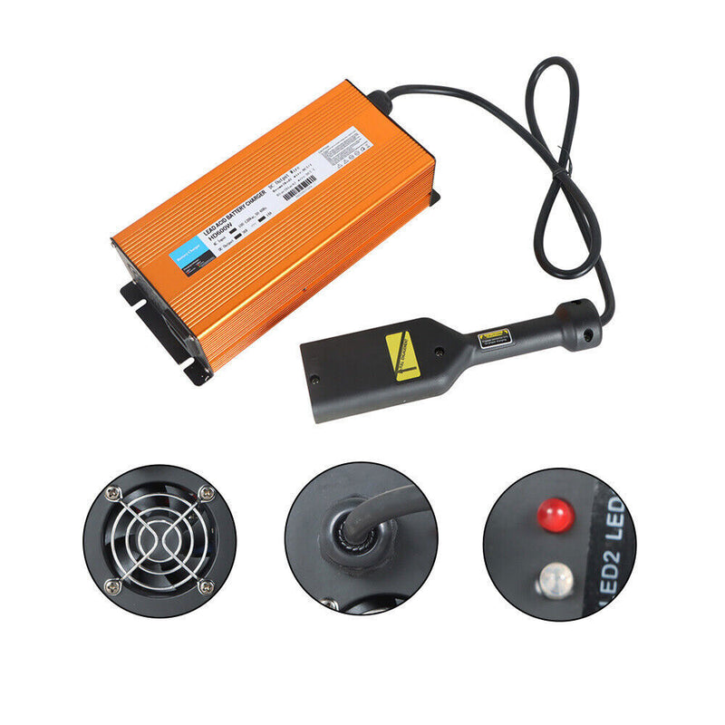 DURAFORCE "D" Style Golf carts plug battery charger 36 volt 14 amp For E-Z-GO and Yamaha