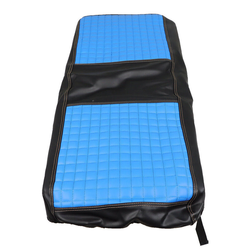 DURAFORCE Blue Front And Rear Seat Covers Set For Club Car Precedent 2004-Up Golf Carts