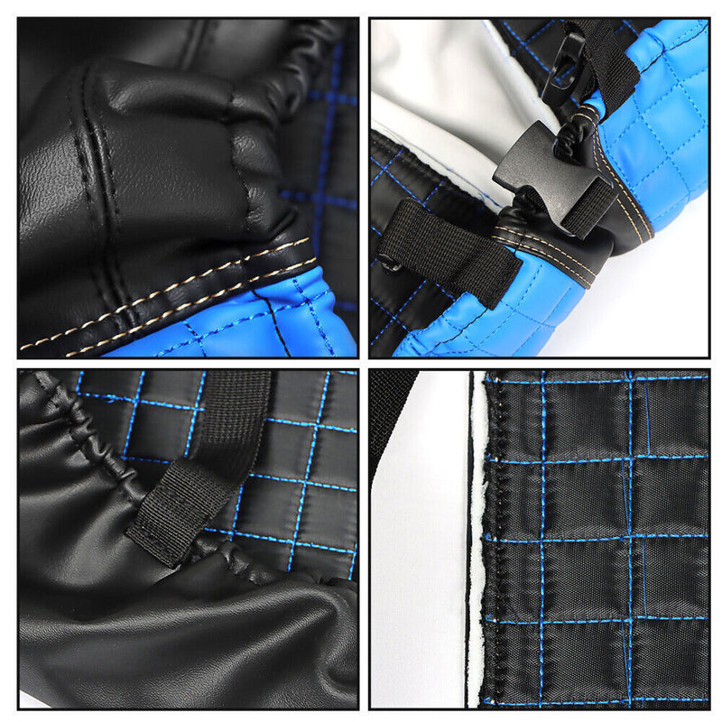 DURAFORCE Blue Front And Rear Seat Covers Set For Club Car Precedent 2004-Up Golf Carts