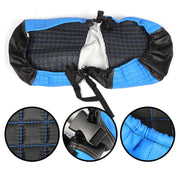 DURAFORCE Blue Front And Rear Seat Covers Set For Club Car Precedent 2004-Up Golf Carts