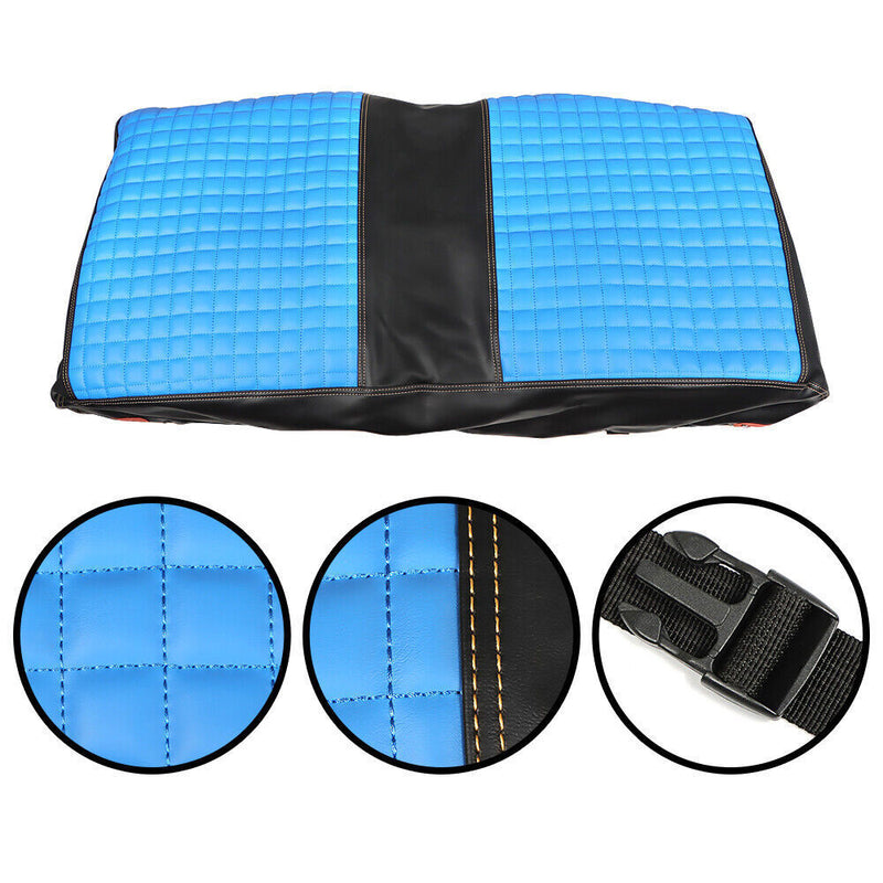 DURAFORCE Blue Front And Rear Seat Covers Set For Club Car Precedent 2004-Up Golf Carts